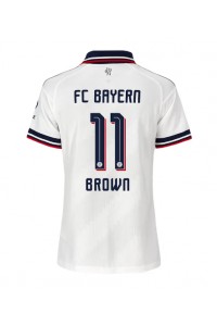 Bayern Munich Nathaniel Brown #11 Fotballdrakt Borte Klær Dame 2026-27 Korte ermer